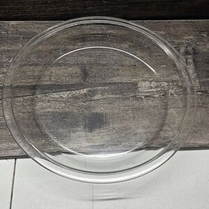 Vintage‎ Pyrex 9" Clear Glass Round 1.5" Deep Pie Plate Dish #209.